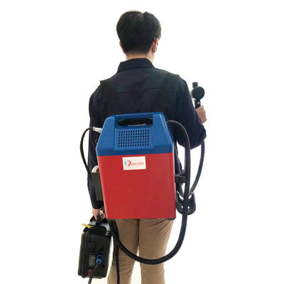 Máquina de limpeza a laser de fibra de 100 W de bateria de lítio Rust Remal para madeira de pedra metálica