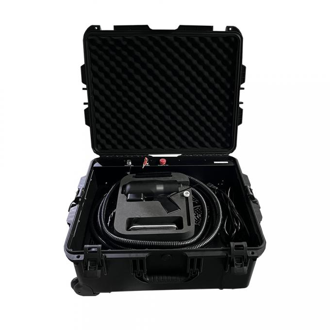 Pulso 200w 300w maleta máquina de limpeza a laser de fibra máquina de remoção de ferrugem 0