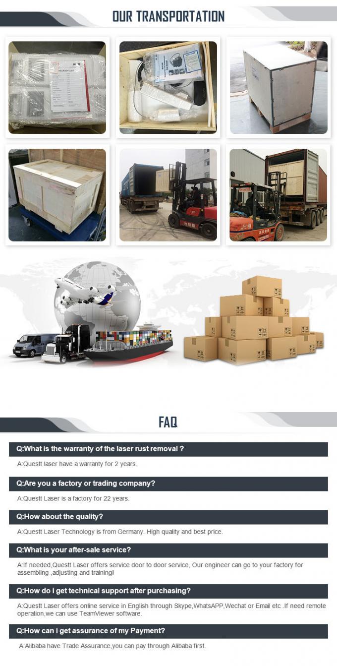 Pulso 200w 300w maleta máquina de limpeza a laser de fibra máquina de remoção de ferrugem 14