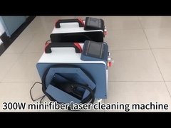 Refrigeração por ar Máquina de limpeza a laser de 100 W Remover ferrugem Revestimento de óleo do motor