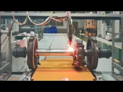 máquina composta da limpeza do laser de 200w 1000w para a roda da estrada de ferro